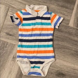 Carter's Boy polo onesie